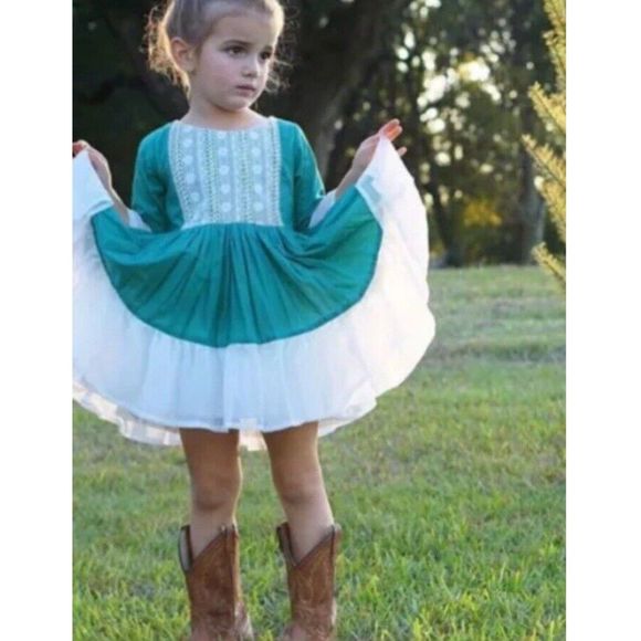 Well Dressed Wolf Other - Well Dressed Wolf Lace Jade Dress, Size 5YR (K1)